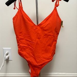 PINK Victoria's Secret Bold Orange Swimsuit